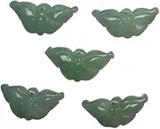 [Generic] Bracelet 2PC Natural Jade Charms for Jewelry Making, Jade Pendant Earrings Bracelet Pendant Charms for DIY Necklace Bracelet Earring Crafting