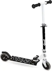 Mondo Toys 28761 F.C. Juventus Aluminium Scooter with 2 Wheels, Folding Aluminium with Extra Fingerboard and Adjustable Handlebar, for Children