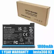 1800mAh Original Battery CINAQBT/A For Insta360 X3 Action Camera