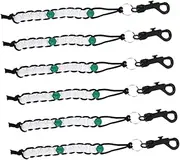 WHAMVOX 6pcs Plastic Golf Counter: Golf Score Counter for Beginners Lightweight Bead Chain Stroke Tracker for Outdoor Skills Courses