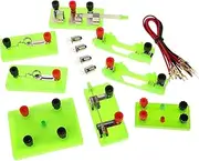 ibasenice Circuit Kits for Boys and Girls Discovery Electric Circuits Experiment Set Box