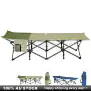 Hidden Wild XL Portable Folding Camp Bed Cot with Carry Bag Instant Open & Close