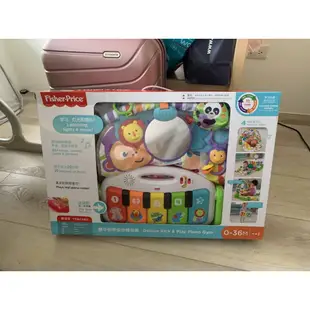 ‖ 浩克寶寶 ‖ ◍ 費雪 Fisher-Price 可愛動物寶寶嬰兒鋼琴健力架 健身器遊戲墊踢踏琴玩具踢踢琴