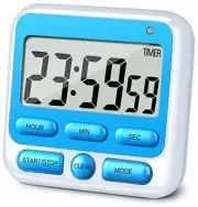 Digital Kitchen Timer and Alarm Clock Classroom Countdown Timer with Loud Alarm