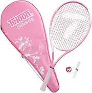 Teloon Sensus Series | Triple Shock Absorption | Adult Tennis Racquet, Women Tennis Racket Includes Bag Cover, Shock Absorber, Tennis Grip