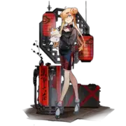 MG36 Crimson Mallow Girls Frontline Anime Weatherproof Sticker 6" Car Decal