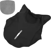 [Yardenfun] Ear Head Mask Neck Scarf Windproof Face Mask for Outdoor Activities Cycling Hiking Unisex Design Black