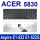 ACER 5830 全新 繁體中文 鍵盤 E5-571P E5-571G E5-571PG E5-5 (9.5折)