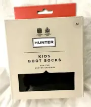 Hunter Kids Original Tall BS 6 Stitch Cable Boot Socks Slipper Liner New. Size M