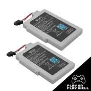2x 3.7V 3600mAh ARR-002 Rechargeable Batteries for Nintendo Wii U Gamepad
