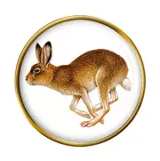 Hare Lapel Pin Badge