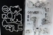 PARTY ANIMALS Stamps and Framelits Dies Birthday snake Monkey giraffe turtle zoo