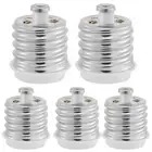 5/10 Pack E40 To Standard Medium E27 Light Bulb Adapter Solid E40 To E27 Adapter