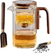 Assassins teapot Borosilicate Glass Magnetic Teapot with Strainer | Enchanti Witchcraft Design | Magnetic Glass Teapot for Tea Lovers
