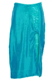 GANNI Sequin Midi Skirt