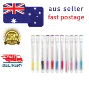 110Pcs EYELASH MASCARA WANDS WITH TUBE Disposable Spoolie Brush Eyebrow Brush