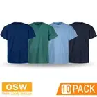 10 X Reversible High Quality Side Splits Short Sleeve Unisex Scrub Top M88000