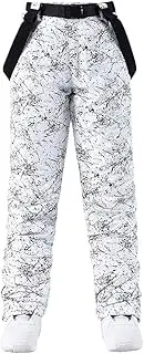 [HEYDHSDC] Ski Pants Unisex Thicken Winter Snow Pants Outdoor Sports Men Women Snowboarding Warm Breathable Overalls