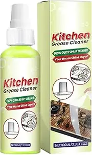 Kitchen Grease Cleaner,Powerful Kitchen Heavy Grease Cleaner - Multi-purpose Spray Degreaser Oven Cleaner Cleaning Spray for Kitchens, Countertops, Ovens, Appliances 100ml