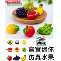 在飛比找蝦皮購物優惠-WINE台灣惟恩 微景觀 寫實迷你仿真水果 水果 石榴百香果