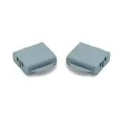 x2 Genuine Smeg Dishwasher Basket Rail End Caps - Front Retainers SET 768610309