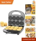 Fast Heating Mini Waffle Maker - 8 Delicious Waffle Bites for Any Occasion