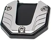 Lift Stand Universal Motorcycle Bikes Kickstand Extender Foot Side Stand Extension Foot Pad Support Plate Motorcycle Accessories Bracket swingarm spool(Silvery)