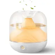 700ml USB Cool Mist Humidifiers with Night Light-White