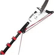 Telescopic Pole Saws 6M/20FT Professional Tree Pruners Extendable Pruning Saw Gardening Landscaping Branch Saw Lopper Tools Telescopic Rod Saw with Blade Saw and Nylon Cord