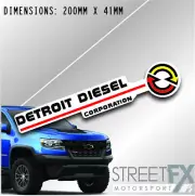 Detroit Diesel Corporation Sticker Decal 4x4 4WD Camping Caravan Trade Aussie