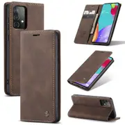 CaseMe Samsung Galaxy S23 FE 5G Classic Folio Leather Case Cover S711 [Coffee]