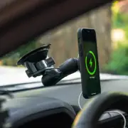 RAM Twist-Lock Suction Cup Mount with Apple 15W MagSafe Adapter