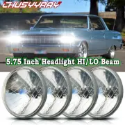 For Chevy Chevelle 1964-1970 4pcs 5.75" Projector Headlights Hi/Lo Beam (for: Chevrolet)