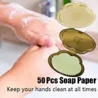 Sope Slice Bath Hand Washing Foaming Soap Paper Travel Scented Portable ³