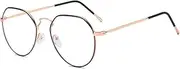 Anti-bluelight Glasses Computer/Reading/Gaming/TV/Phones Glasses Rays Filter Lens Anti-Eye-Fatigue Fashion Design Chic Frame for Men Women S Lish Storage Box Drawstring Bag Test Card Black One Size