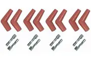 MSD Pro Racing Boots Hi Temp Silicone Orange 115 Spark Plug Boots MSD8853