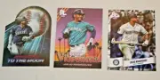 JULIO RODRIGUEZ (3) 2024 BIG LEAGUE MOON&VIBRATIONS &BASE #TM44&GV11&113 SEATTLE