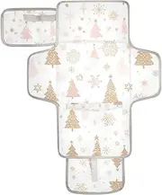 Reusable Changing pad with Tissue Pocket Baby Portable Changing pad for Moms, Dads