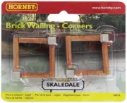 Hornby R8978 Skaledale Brick Walling, 4 Corners OO Scale BRAND NEW