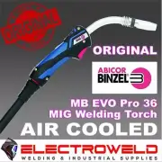 BINZEL MB Evo Pro 36 Mig Welding Torch * Aluminium Set Up * MB36 Alloy Gun 320A