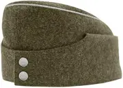 [militaryharbor] M42 Heer/Elite Officer Brown Wool overseas cap