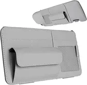 Sun Visor Storage Case - Automotive Organizer Case Sunglasses Holder Bag with Multiple Pockets - Car Interior Organization Supplies for Tickets, Cards, Receipts, Sunglasses Amith