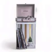 Crosley Cruiser Deluxe Vinyl Bluetooth Record Player-CR8805A-PS Purple Velvet