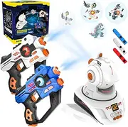 HISTOYE Infrared Laser Tag Gun Set with Projector,2 Player Laser/Lazer Tag Set for Kids Adults Indoor Outdoor Games Family Fun Toys,Kids Laser Tag Gun Toys for Boys Teens Age 6 7 8 9 10 11 12+ Gifts