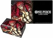 Bandai Eustass Captain Kid One Piece Playmat and Storage Card Game Box Set