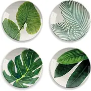 [Epicurean] Set of 4 Amazon Floral Melamine Side Plates