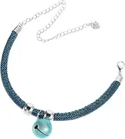 DECOMELODY Adjustable Pet Collar with Bell Jewelry for Dogs and Cats for Weddings and Parties
