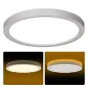 Cedar Hill 13 in. LED Flush Mount Ceiling Light w/Night Light, 24W, Selectable