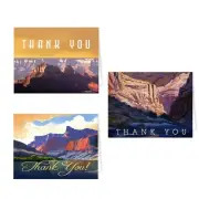Assorted Grand Canyon Thank You Cards - 12 Boxed Cards and Envelopes - 14902
