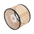 AA Rattan Lamp Shade Universal Rattan Woven Lampshade Lamp Cover For E27 E14